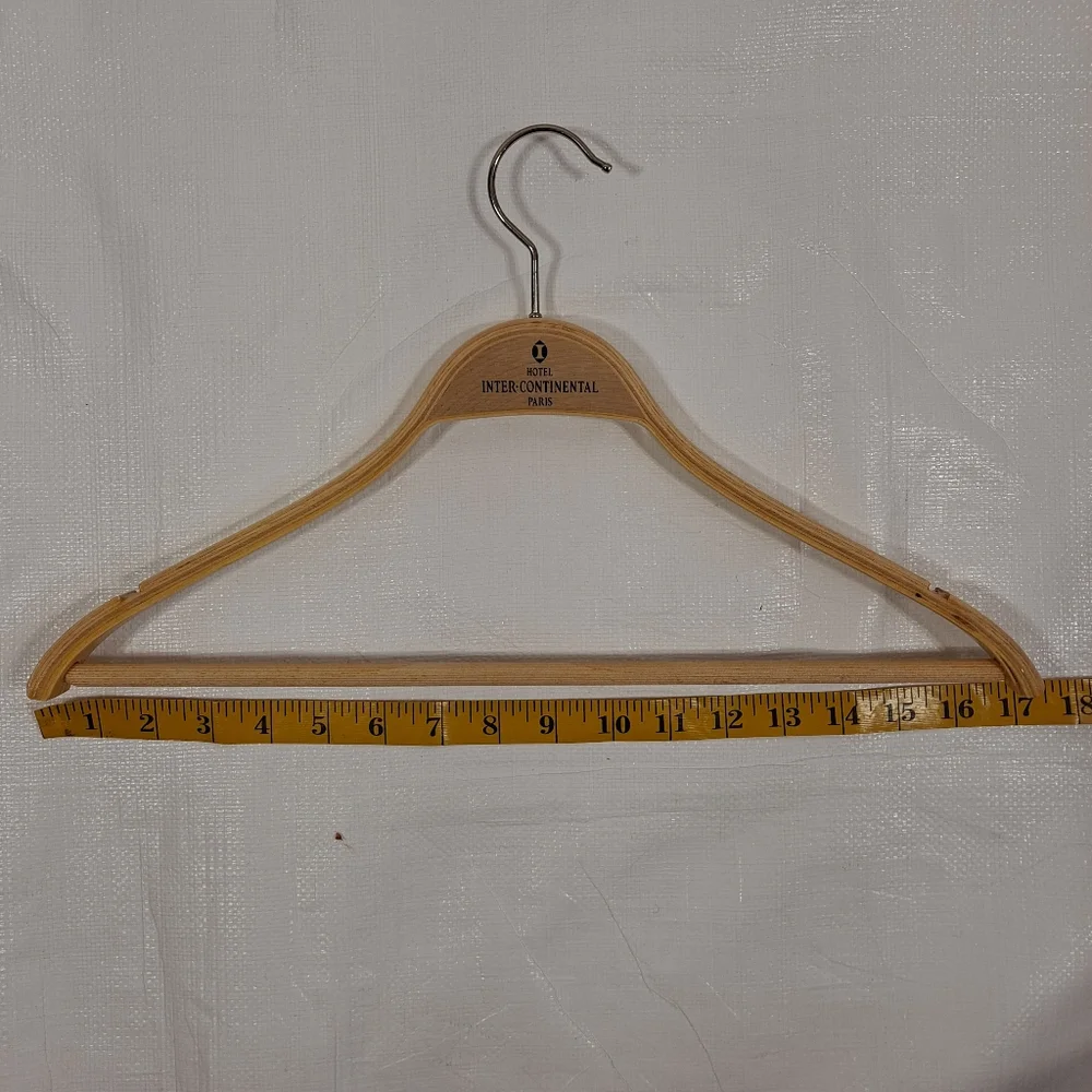 Intercontinental Hotel Paris Wooden Hanger